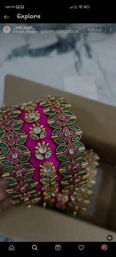 Thread Work Bangles, Silk Thread Bangles Design Latest Bridal, Thread Bangles Design Bridal, Aari Work Bangles, Maggam Work Bangles