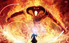 Balrog Lotr, Lord Of The Rings Tattoo, Gandalf The Grey, Spiritual Warrior, Tauriel, Ange Demon