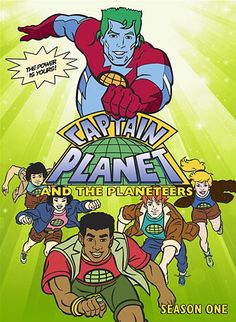 the poster for captain planet and the planets