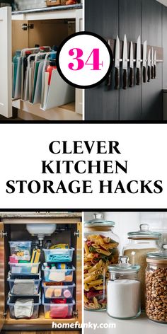 clever kitchen storage hacks that are easy to do with the fridge and pantry drawers