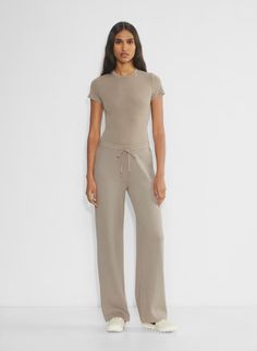 HOMESTRETCH™ PANT | Aritzia Ribbed Pants, Adidas Bags, Aritzia Pants, Orange Shirt, High Street Fashion, Sweater Sale, Crop Tshirt, Zip Sweater, Sweater And Shorts