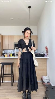 Summer Goth Outfits, Summer Goth, Looks Style, Mode Inspiration, Looks Vintage