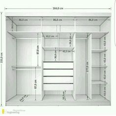 an open refrigerator with measurements for the door and shelves