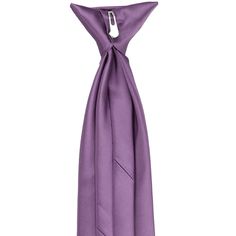 Your groomsmen will each have the perfect tie knot on your wedding day when they’re clad in this wisteria purple clip-on tie. It’s our easiest pre-tied tie. The clip pulls away from the knot, gets tucked behind the shirt collar and pushed down to secure. This purple shade is modern and trending. We have matching accessories to add on, like pocket squares and suspenders, but it easily blends with other purple hues. Get ready to swoon over our premium collection. This clip-on tie is made from a he Wisteria Purple, Popular Wedding Colors, Ties For Men, Tie Styles, Popular Wedding, Matching Accessories, Pocket Squares, Wedding Color, Purple Hues