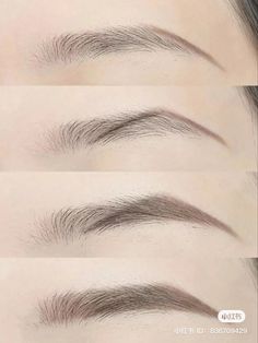 Eyebrows For Round Face, Rounded Eyebrows, Eyeliner Glitter, Eyebrow Makeup Tutorial