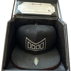 Melin Baseball Hat With Certificate Still In Box Box Is A Bit Torn But Hat Is Brand New Never Worn Limited Edition Melin Hat, Black Snapback Hat With Curved Brim As Gift, Luxury Black Adjustable Hats, Mesh Baseball Cap With Flat Bill, Military Style Baseball Cap With Flat Bill For Streetwear, Military Style Flat Bill Sports Hat, Black Snapback Hat With Curved Brim, Black Military Style Flat Bill Baseball Cap, Vintage Pre-washed Baseball Cap With Curved Bill