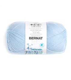 bernat baby yarn in light blue