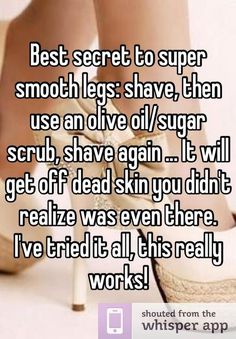 20 Tricks Every Lady Should Know 30 - https://www.facebook.com/diplyofficial Super Smooth Legs, Smooth Legs, Diy Beauty Hacks, Homemade Beauty Products, All Things Beauty, Belleza Natural