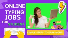 online earn money by typing in mobile Earn Money By Typing, Earn Money Online For Students, Online Typing Jobs, Online Earn Money, Way To Earn Money, Typing Jobs, How To Earn Money, Job Offer