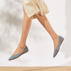 Comfortable Woven Sole Slip-on Flats, Comfortable Blue Slip-on Flats, Blue Pointed Toe Slip-on Flats, Blue Slip-on Flats With Textured Sole, Blue Suede Slip-on Flats, Best Shoes For Travel, Vintage Loafers, Twisted Braid, Fitted Jeans