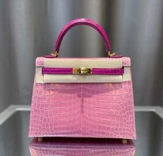 Boujee Bags, Luxury Handbag Collection, Backpack Luxury, Pink Bags