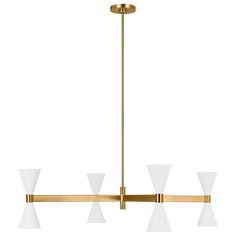 Visual Comfort Studio Studio Collection Fullton Three Light Chandelier in Satin Brass 3164203EN-848 Large Chandelier, Studio Studio, Circa Lighting, Outdoor Sconces, Large Chandeliers, Linear Chandelier, Ceiling Chandelier, Modern Branding, Midnight Black