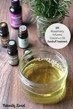 Suffering from dandruff? Try this DIY rosemary infused coconut oil dandruff treatment; it's loaded with natural ingredients that fight off dandruff. You will also learn about why you may be experiencing dandruff, too. Coconut Oil For Dandruff, Infused Coconut Oil, Dandruff Solutions, Clarify Hair, Natural Beauty Treatments, Coconut Oil Hair Mask, Overnight Beauty, Coconut Oil Hair, Clarifying Shampoo