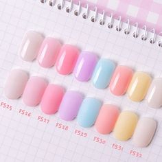 FROM THE NAIL Jellabie Gel Set 8 Colors Gel Nail Polish K-Beauty Korean Nail, Gel Set, Korean Nails, Nail Polish Set, Beauty Ad, Gel Nail Polish Set, Nail Supplies, Nails Summer, Nail Supply