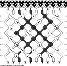 a cross stitch pattern in black and white with the letters e, b, c