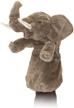 Elephant Stage Puppet-Kidding Around NYC Puppet Stage, Glove Puppets, Puppets For Kids, Puppet Theater, Elephant Plush, Puppet Show, Toddler Fun, Elementary Music, Music Classroom