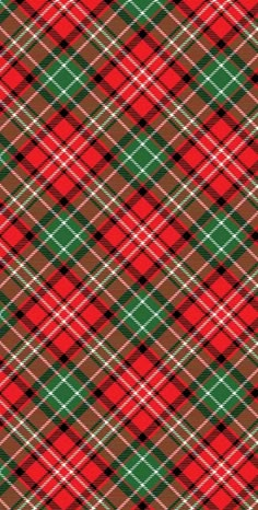 a red and green tartan plaid pattern