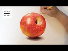 an apple sitting on top of a wooden table