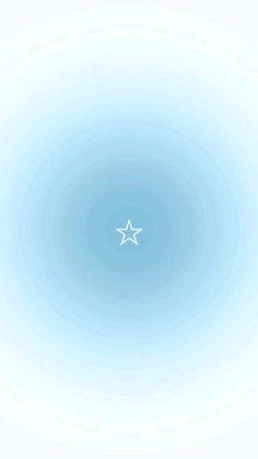 a white star is in the middle of a blue circle