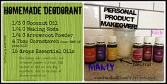 Homemade deodorant using essential oils Lemon-drains the lymph area Cedarwood and Valor (Manly) Thieves (Neutral) Lavender (Girly) Homemade Toiletries, Oil Therapy, Living Oils Recipes, Medicine Kit, Homemade Skincare, Essential Oils Health