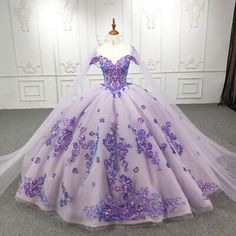 We will do our the best to make you the best dress and provide you the best service. We appreciate your patience & understanding. If you not satisfy the dress or service. We are very glad to solve all problems. Purple Quince Dress, Lavender Quinceanera Dresses, Purple Ball Gown, Quince Dresses Purple, Purple Quinceanera Dresses, Quinceanera Themes Dresses, Mexican Quinceanera Dresses, Pretty Quinceanera Dresses, Quince Dress