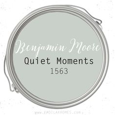 the logo for bergman moore's quiet moments, featuring an oval frame with white lettering