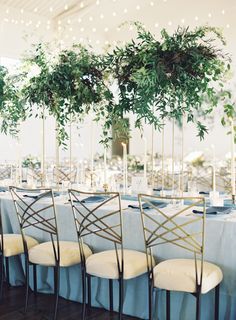 an image of a table with chairs and plants on it for a photo booth at a wedding