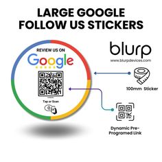 the google follow us sticker is shown