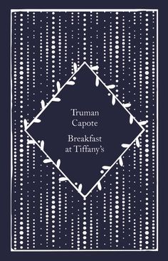 the cover of truman capote's breakfast at tiffany's, with white dots and