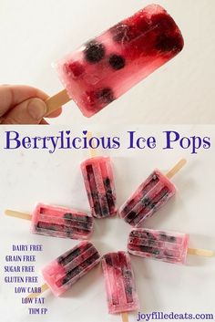 berryylicious ice pops are an easy summer treat for the kids to enjoy