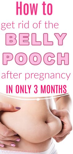 how to get rid of the belly pooch after pregnant in only 3 months