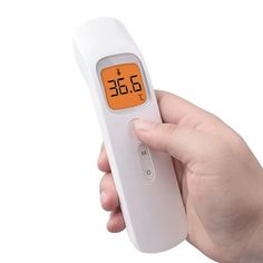 Забота о ребенке Baby Thermometer, Forehead Thermometer, Infrared Thermometer, Temperature Measurement, Memory Storage, Digital Thermometer, Orange Light, Color Box, Light Orange