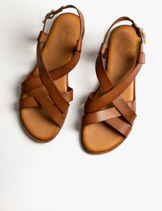 Buttercup Leather Sandal - Tan | Women's Sandal | Penelope Chilvers Luxury Chic Natural Sandals, Leather Tan Shoes, Luxury Brown Sandals For Work, Luxury Elegant Tan Sandals, Work Sandals Nordstrom, Luxury Natural Color Summer Sandals, Trendy Brown Slingback Sandals, Cheap Casual Natural Color Sandals, Luxury Tan Flat Sandals