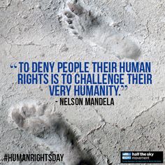 a quote by nelson mandela on human rights