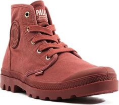 Palladium Pampa Hi Bootie (Women) | Nordstrom Casual Ankle Combat Boots With Lug Sole, Casual Combat Boots With Rubber Sole For Fall, Casual High Ankle Combat Boots With Rubber Sole, Casual Combat Boots With Lug Sole For Streetwear, Casual Combat Boots With Reinforced Heel For Streetwear, Casual Combat Boots With Lug Sole, Casual Lace-up Boots With Lug Sole, Trendy Mid-top Boots For Fall, Casual Ankle Platform Boots