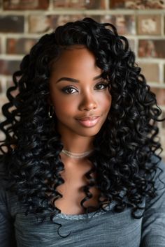 Free your inner flower child in 2024 with these dreamy boho crochet braids styles! Whether you love Faux Locs, Passion Twists or Box Braids, these looks capture effortless style. 👆 Click for more ideas！ Crotchet Hairstyles Black Women Locs, Boho Crochet Braids, Crochet Braids Styles, Cornrows Hair, Short Black Natural Hairstyles, Lacefront Wig, Party Make-up, Curly Weave, Crochet Styles