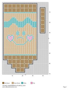 a cross stitch pattern with an image of a smiling face