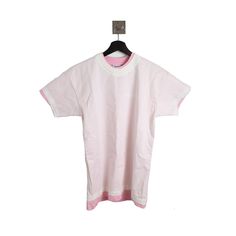 Vetements x Hanes Double Layered Tee Pink - NOBLEMARS Grey Pumps, Slip Shorts, Short Cocktail Dress, Red Boots, White Pumps, Black Slip Ons, Pink Red, Pink Color, Double Layer