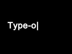 the word type - ol is written in white on a black background