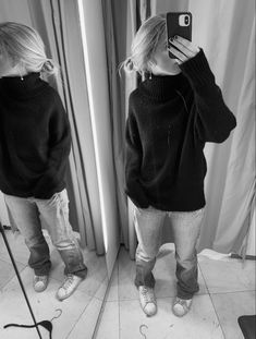 Swedish Girl, Girl Mirror, Cool Girl Outfits, Swedish Girls, Model Look, Mode Ootd, Cool Fits