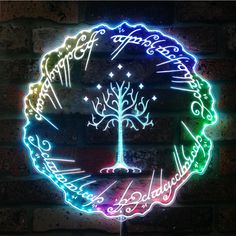 Tree of Gondor Dynamic RGB Edge Lit LED Sign Tree Of Gondor, Industrial Signage, Edge Lighting, Led Sign, Energy Consumption, Led Signs, Low Energy, Edge Design, Lighted Signs