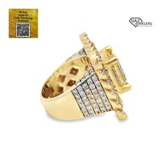 10K Gold 4.41 CTW Diamond Ring Available With These Specifications: Metal: 10K Gold Color: Yellow Weight: 19.7 Grams Stones: Diamond Shape: Round CTW: 4.41 SZ: 10 (Resizing Available) Diamond Shape, 10k Gold, Diamond Shapes, Gold Color, Diamond Ring, Ring, Stone, Yellow, 10 Things