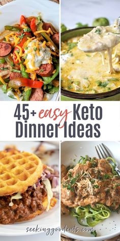 Easy Keto Dinner Ideas, Quick And Easy Keto Dinner, Keto Dinner Ideas, Easy Keto Dinner, Low Carb Tacos, Diet Breakfast Recipes, Keto Recipes Dinner