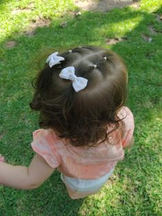 Easy One Year Old Hairstyles, Baby Short Hairstyles, Baby Hairstyles Girl, Kids Short Hair Styles, Lil Girl Hairstyles