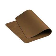 two brown paper sheets on top of each other