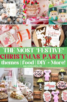 the most festive christmas party themes food and more