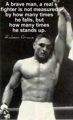 a black and white photo with a quote about boxing