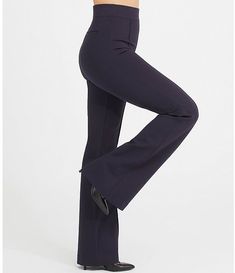 Spanx High Rise Flare Leg Ponte Pants | Dillard's Flare Pant, Perfect Pant, Ponte Pants, Blazer Shirt, Flare Leg Pants, Business Attire, A Style, Sleek Look, Personal Marketing