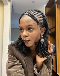 Braided Hairstyles With Beads, Braids With Beads Hairstyles, Trendy Braided Hairstyles, Hairstyles With Beads, Beads Hairstyles, Cute Box Braids Hairstyles, Protective Hairstyles Braids, Braids With Beads, Pretty Braided Hairstyles