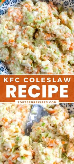 this coleslaw salad is loaded with carrots, celery and mayonnaise